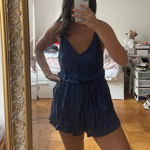 Navy romper